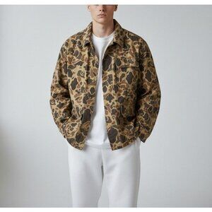 Black Sheep XL Camouflage Hunting Jacket 100% Cotton Button Front